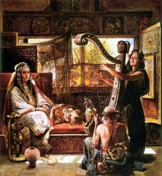 unknow artist Arab or Arabic people and life. Orientalism oil paintings  530 Germany oil painting art